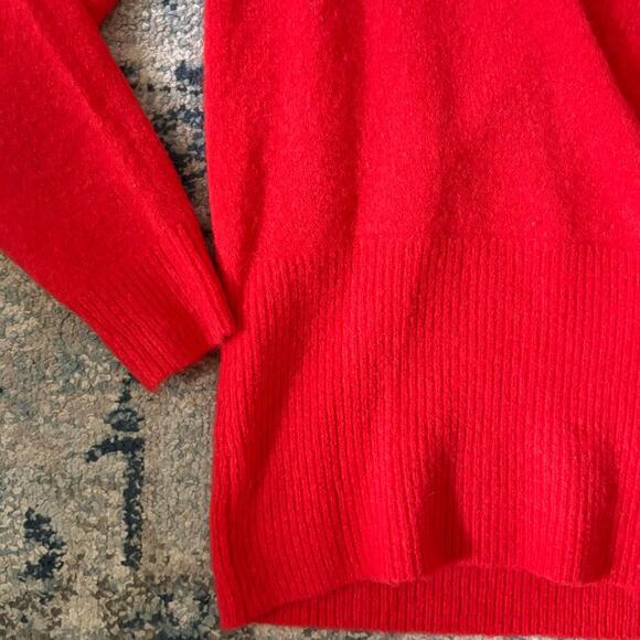 Something Navy Red Scarlet Wrap Knit
Sweater Top - Picture 2 of 4